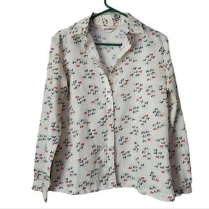 JACK WINTER x VINTAGE 70s black sheep red sheep button-up shirt 14